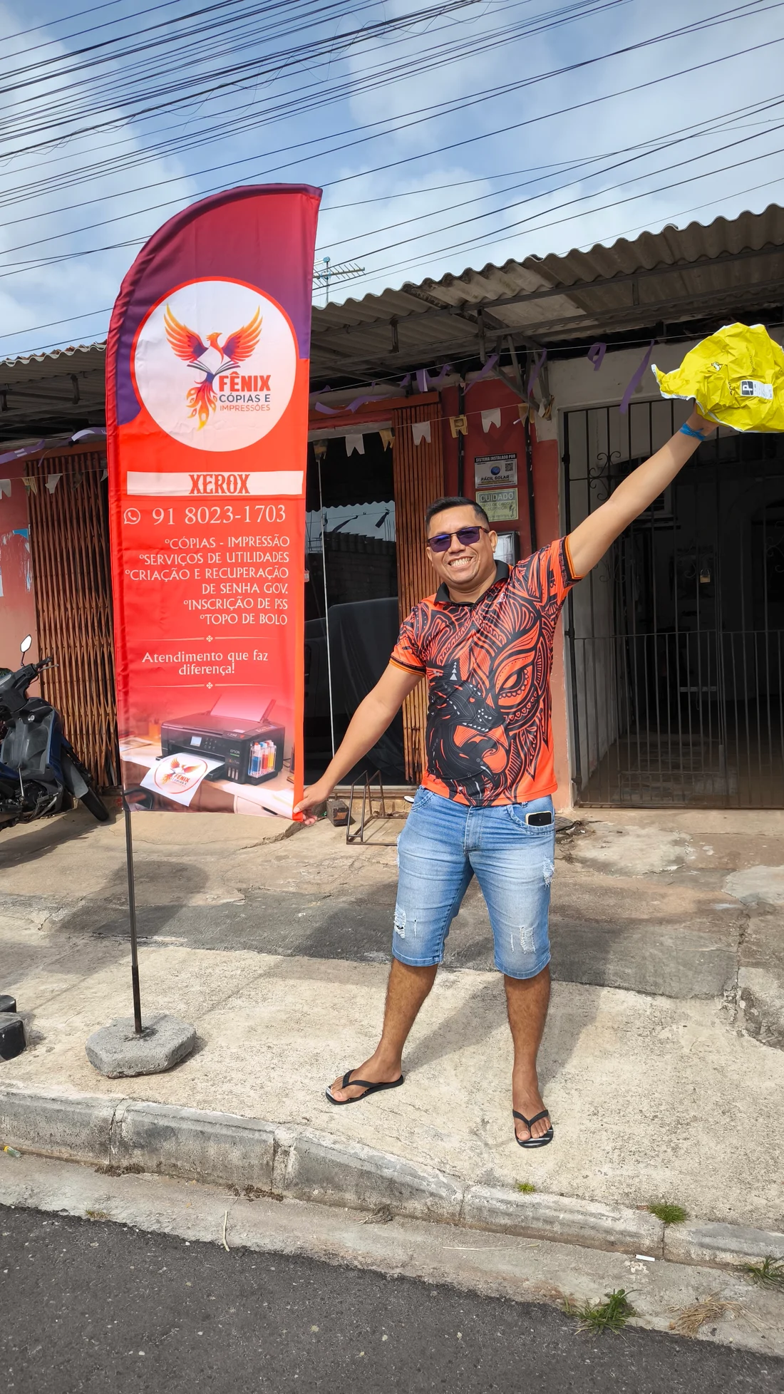 Trabalho de wind banner da Fox Paper